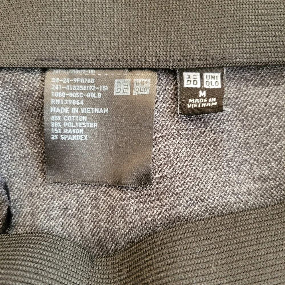 Uniqlo Herringbone‎ Plaid A-Line Midi Skirt Size Medium